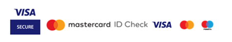 Supported credit/debit cards